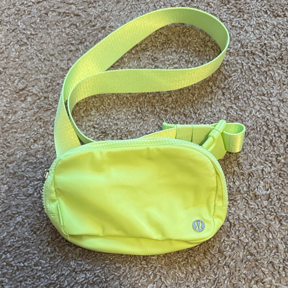 Lululemon Neon Green/Yellow Belt Bag